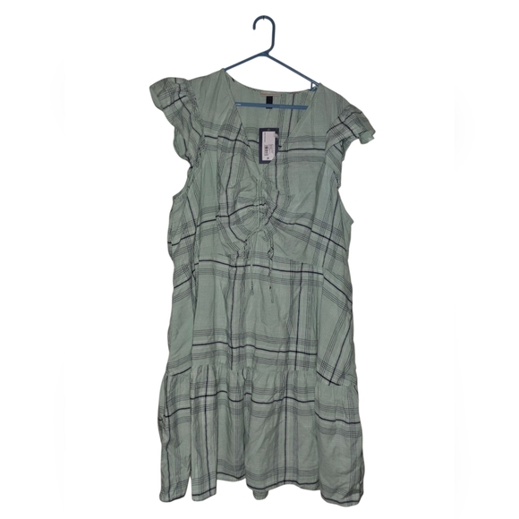 Target Green Cap Sleeve Sundress, Size 2x, NWT!!! - Picture 1 of 3